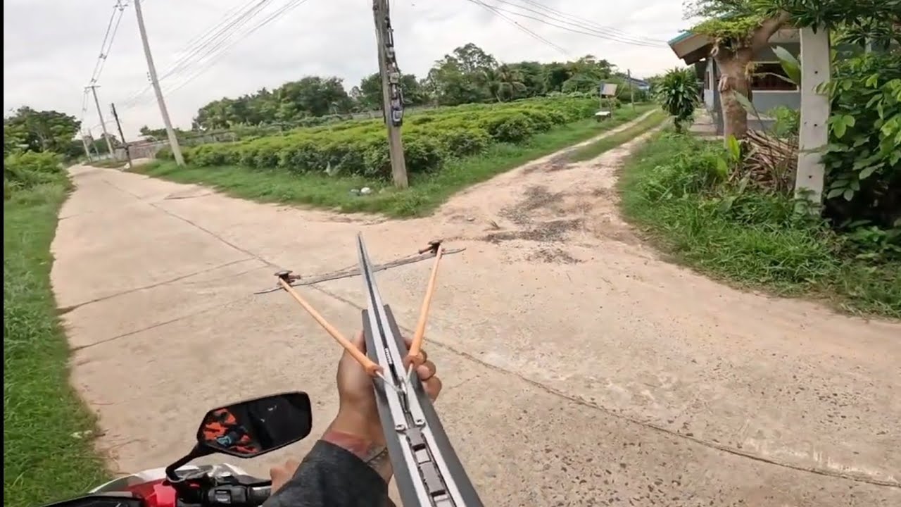 ปืนยิงนก ช่างคิวอุบล ยิงนกยิงปลาได้2ระบบในกระบอกเดียว