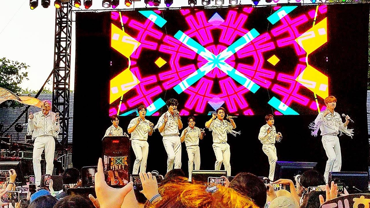 Golden Child NYC Live New York Central Park SummerStage K-POP Concert KOREA GAYOJE