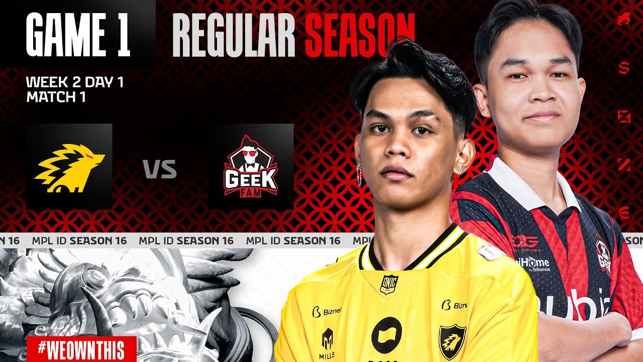 ONIC vs GEEK FAM ID | Regular Season Week 2 Day 1 | Game 1 | #MPLIDS16