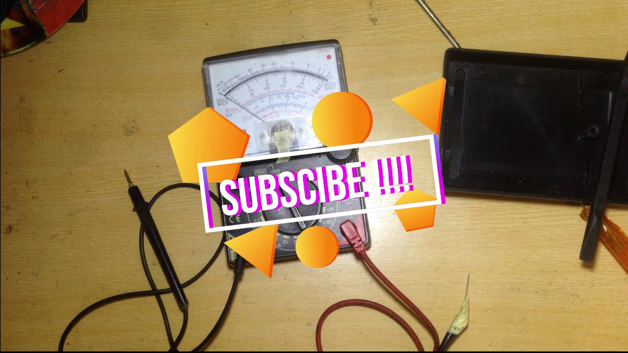 ADD A BUZZER ON MULTIMETER ANALOG SUNWA