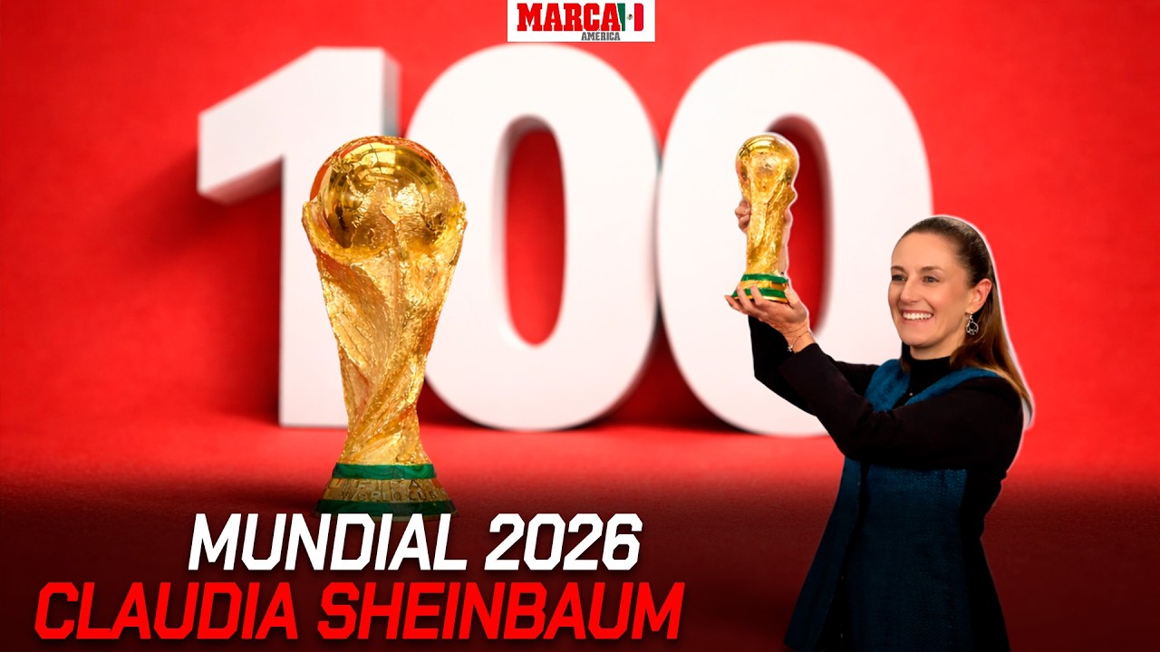 A 100 días del Mundial 2026; Claudia Sheinbaum recibe la Copa en Palacio Nacional