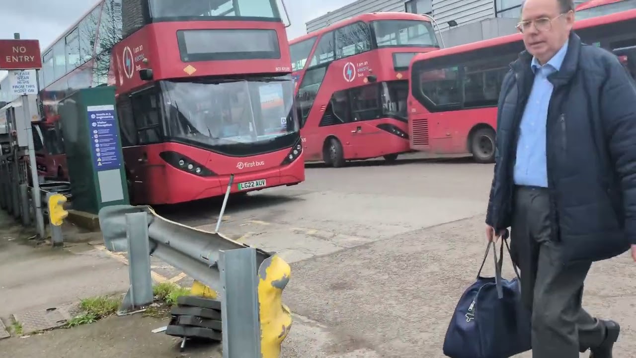 A tour around Harrow Bus Garage [First Bus] | VOICE + FACE REVEAL