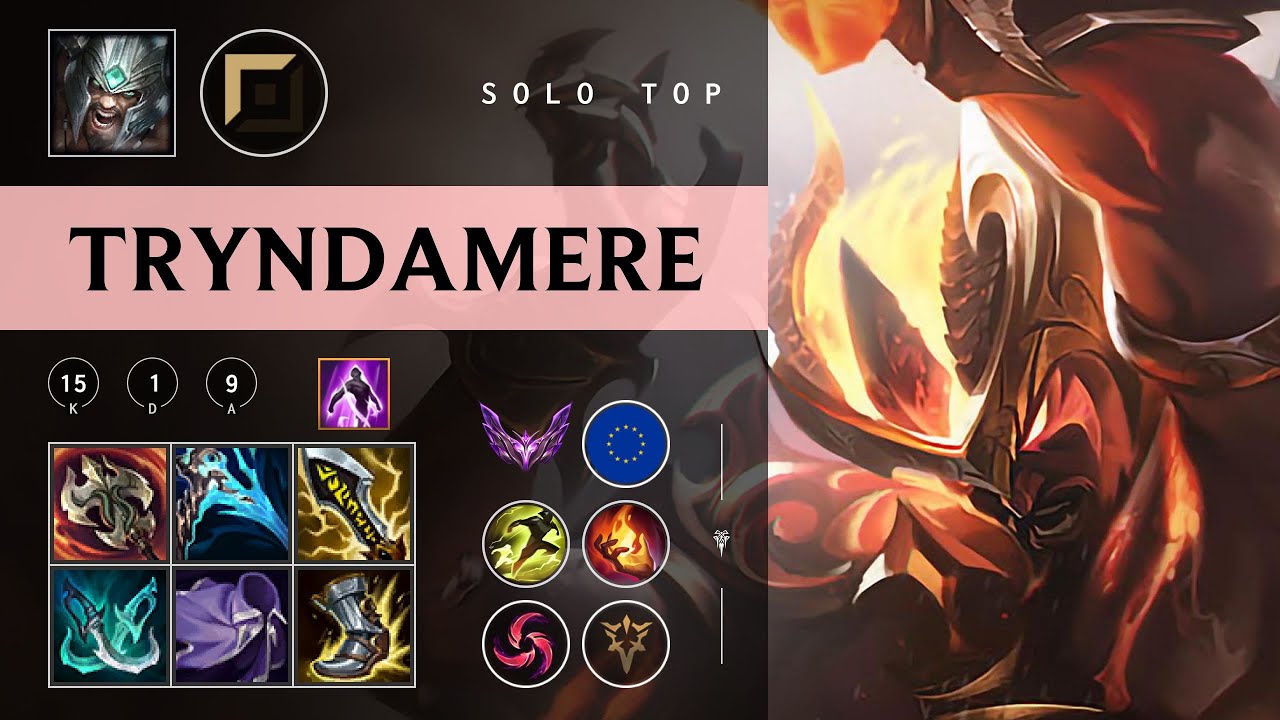 Tryndamere Top vs Olaf - EUW Master Patch 26.03