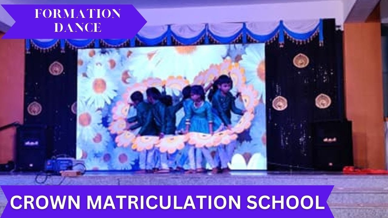Formation Dance by students at 3rd Annual Day Celebration