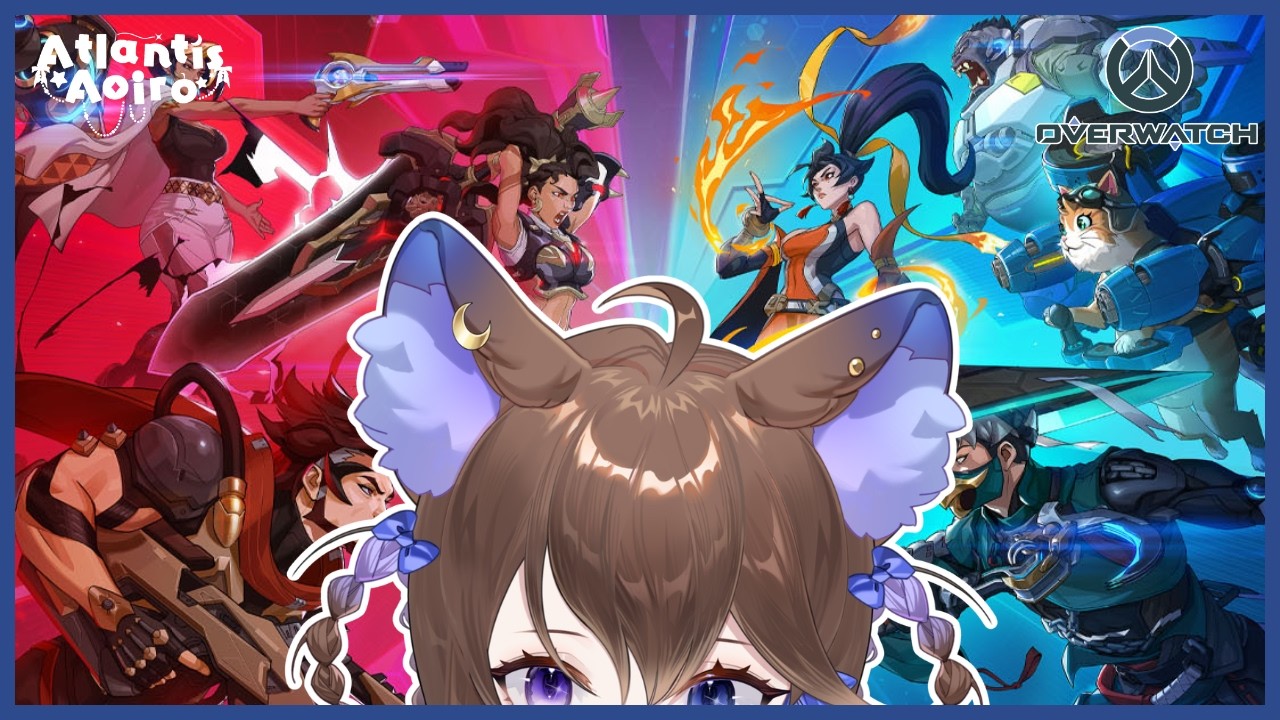 【OVERWATCH】dps and support era【Atlantis Aoiro】