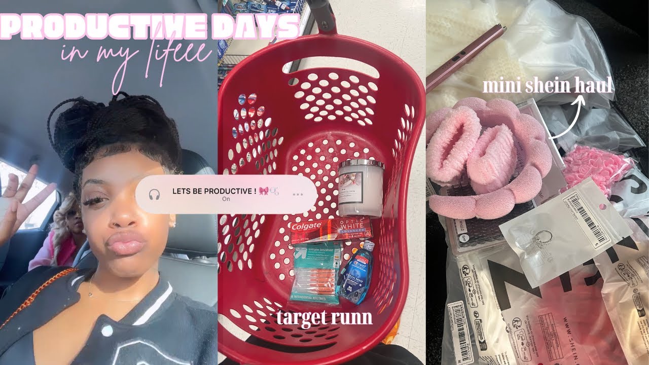 PRODUCTIVE DAYS in my life | mini shein haul + target run + chit chats | Trinity Simone