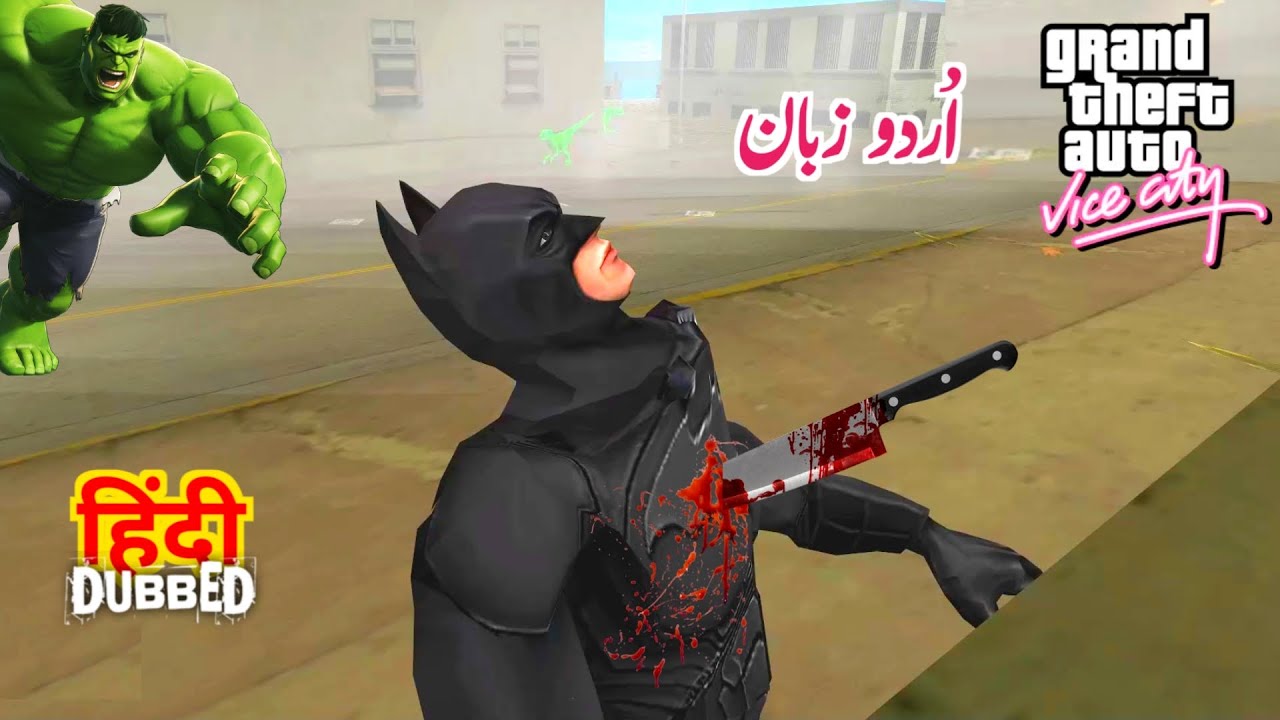 OMG 🔥 BATMAN arrived to save HULK in GTA VICE CITY