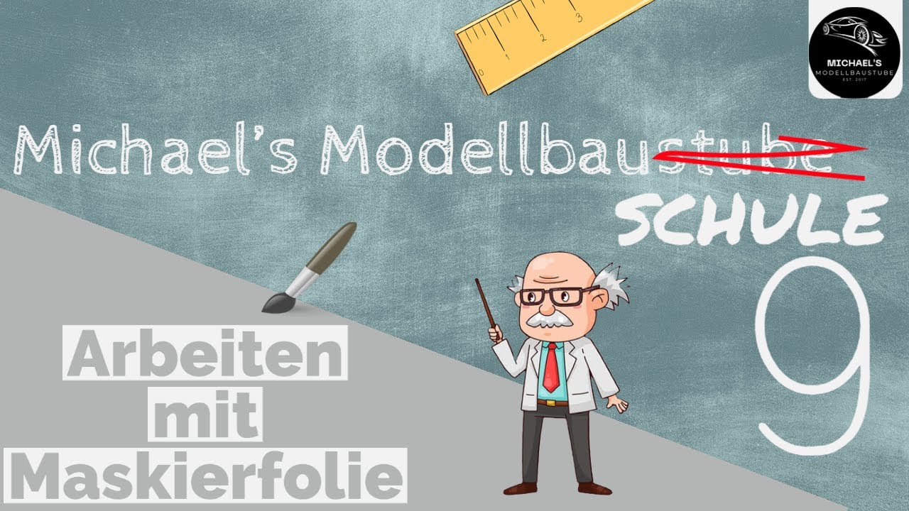 Arbeiten mit Maskierfolie - Die Modellbauschule Teil 9