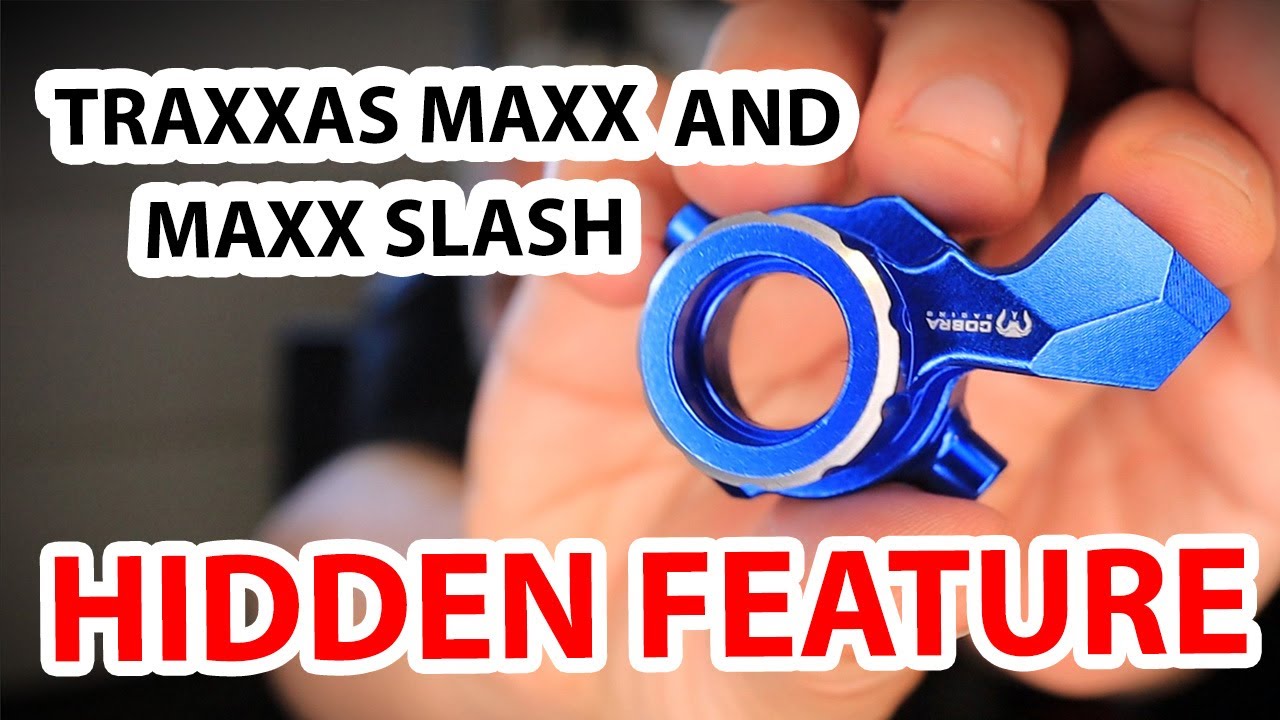 These Traxxas Maxx Knuckles Have a Hidden Feature!  No more Slop / Play - Next Level Upgrade!