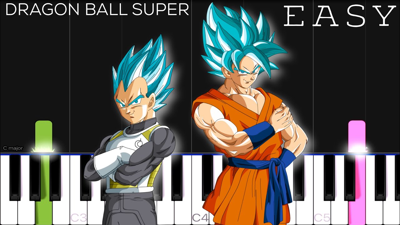 Dragon Ball Super - Ultimate Battle/Ultra Instinct | EASY Piano Tutorial