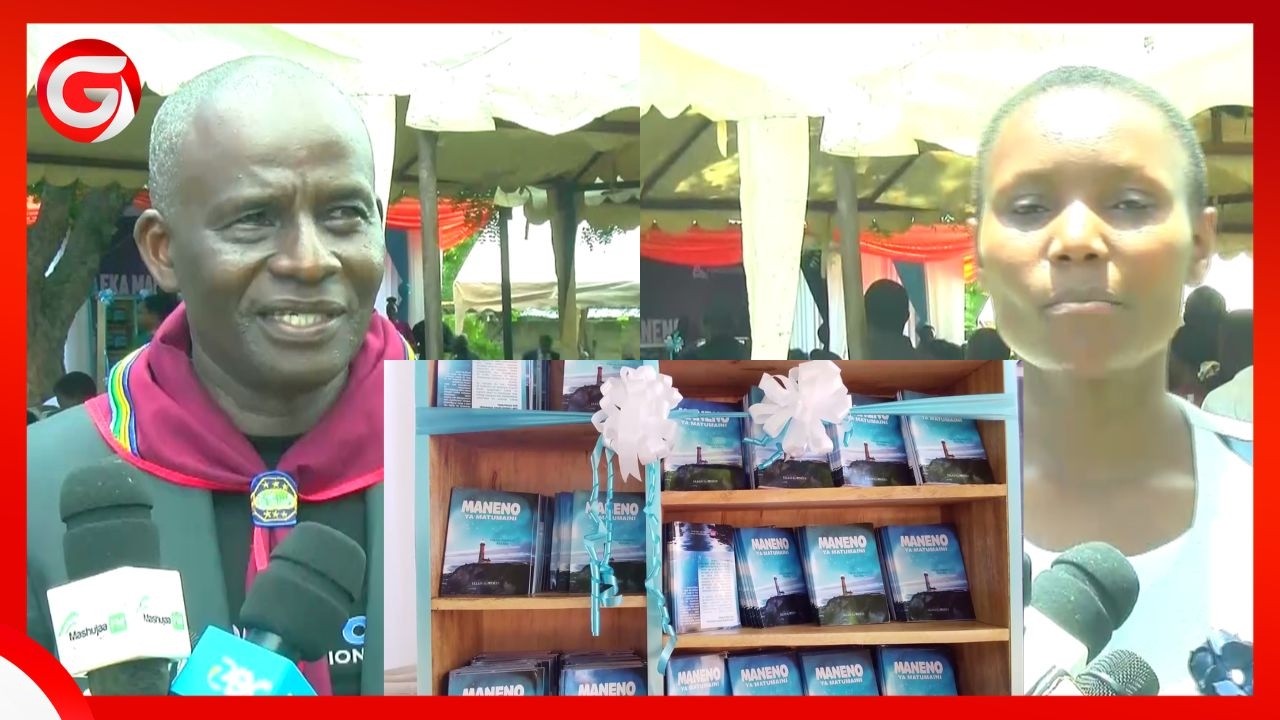 WAUMINI wa ANGLICAN LINDI WAANDAMANA WAKIGAWA VITABU - ''WATU WENYE MSONGO WA MAWAZO WATANUSURIKA''