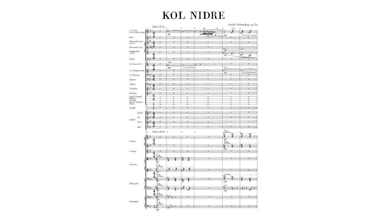 Schoenberg: Kol Nidre, Op. 39 (Boulez)