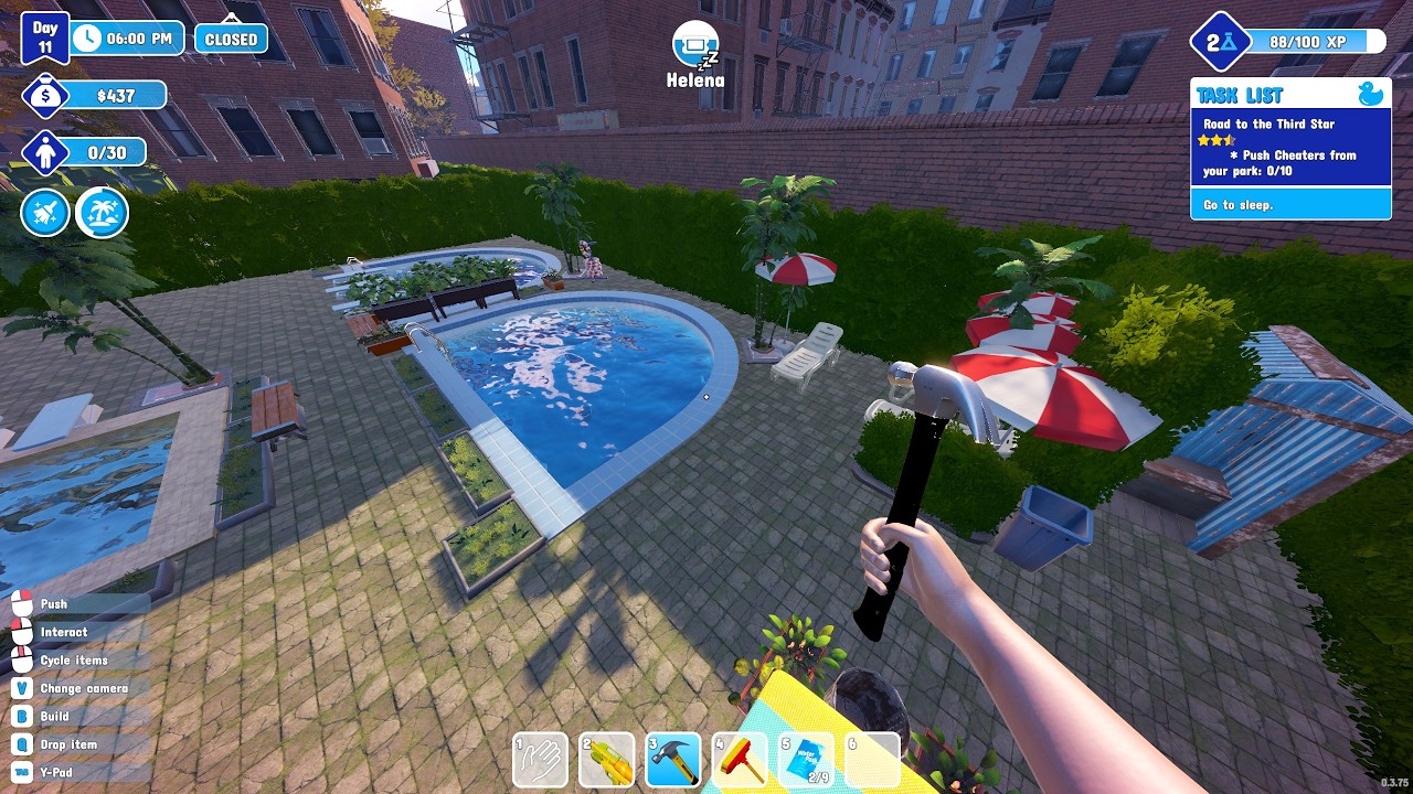 Waterpark Simulator /#09:What We Need & What We Lack Will Be Better In The Future (EN)