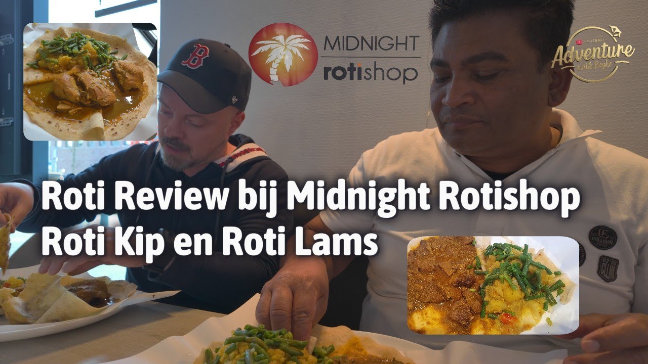 Roti Review bij MIDNIGHT Roti Shop | Roti kip en Roti Lamsfilet #roti #asmr