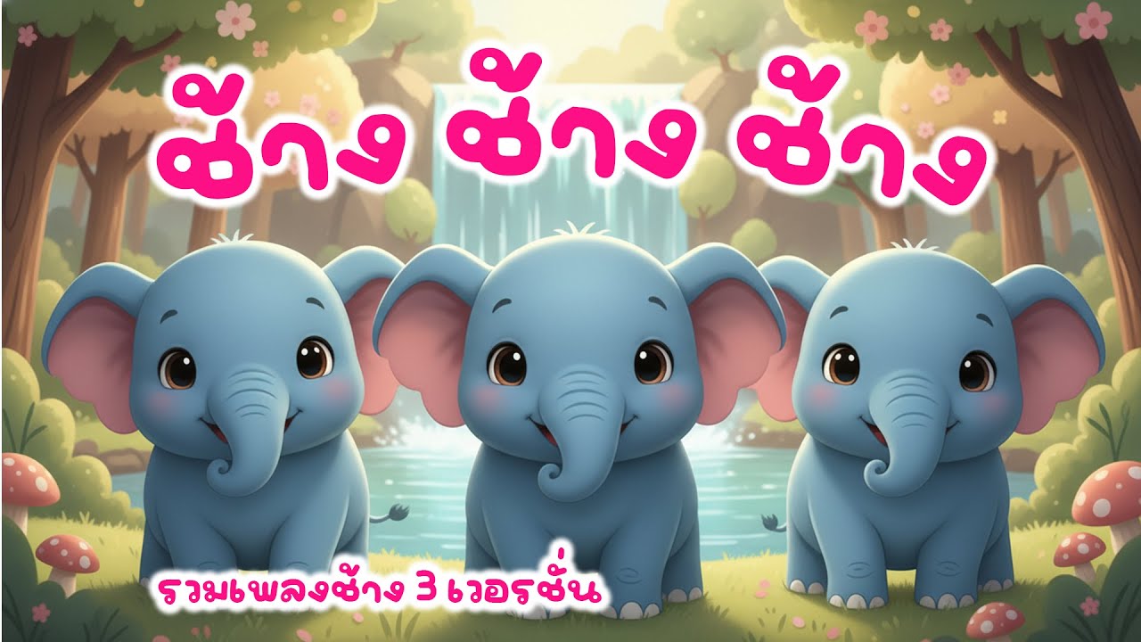 รวมเพลงช้าง ช้างช้างช้าง น้องเคยเห็นช้างหรือเปล่า
