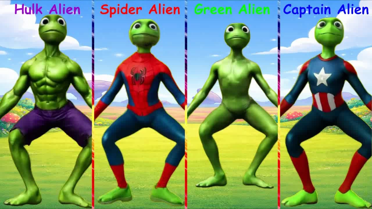 Funny Alien Dance 👽 | Dame Tu Cosita | Colorful Dance for Kids #12