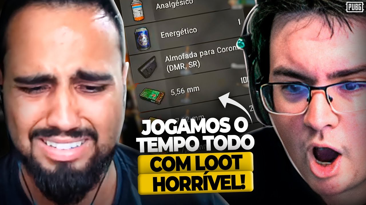 THUGFAAST E TECNOSH JOGARAM O TEMPO TODO COM LOOT HORRÍVEL   PUBG