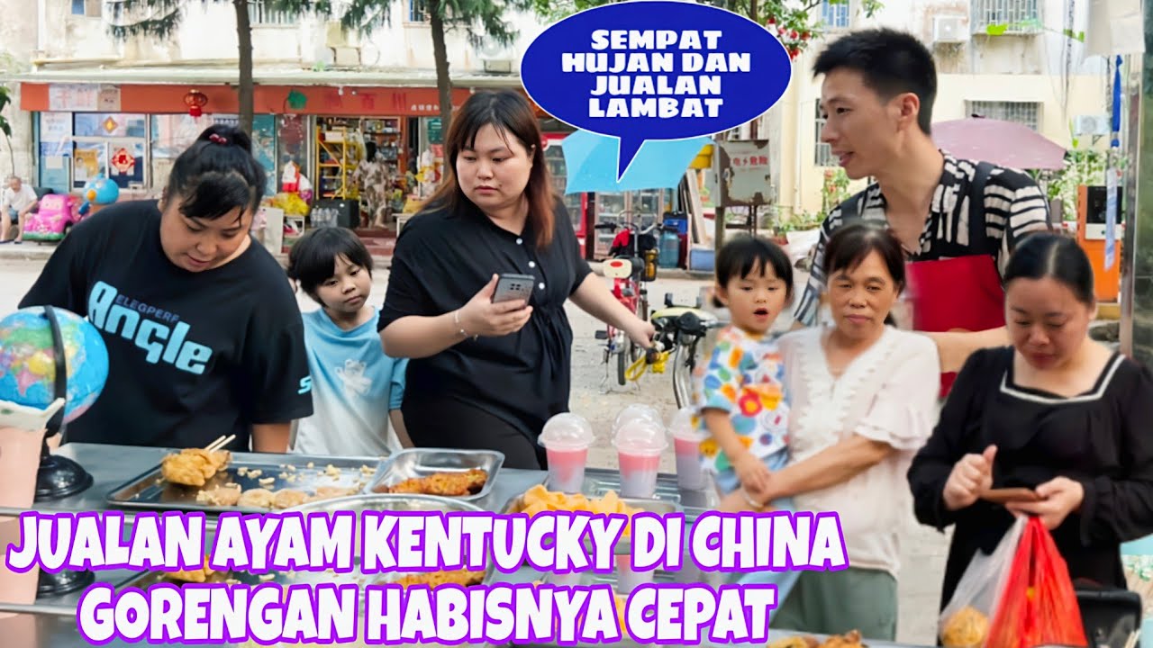 HARI KE-10 MENJUAL MAKANAN INDONESIA DI CHINA, LARISNYA CEPAT BELUM GELAP SUDAH HABIS
