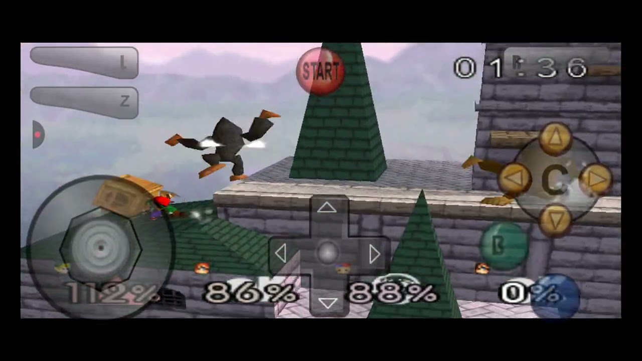 Super Smash Bros Batallas - Link vs DK vs Ness vs DK