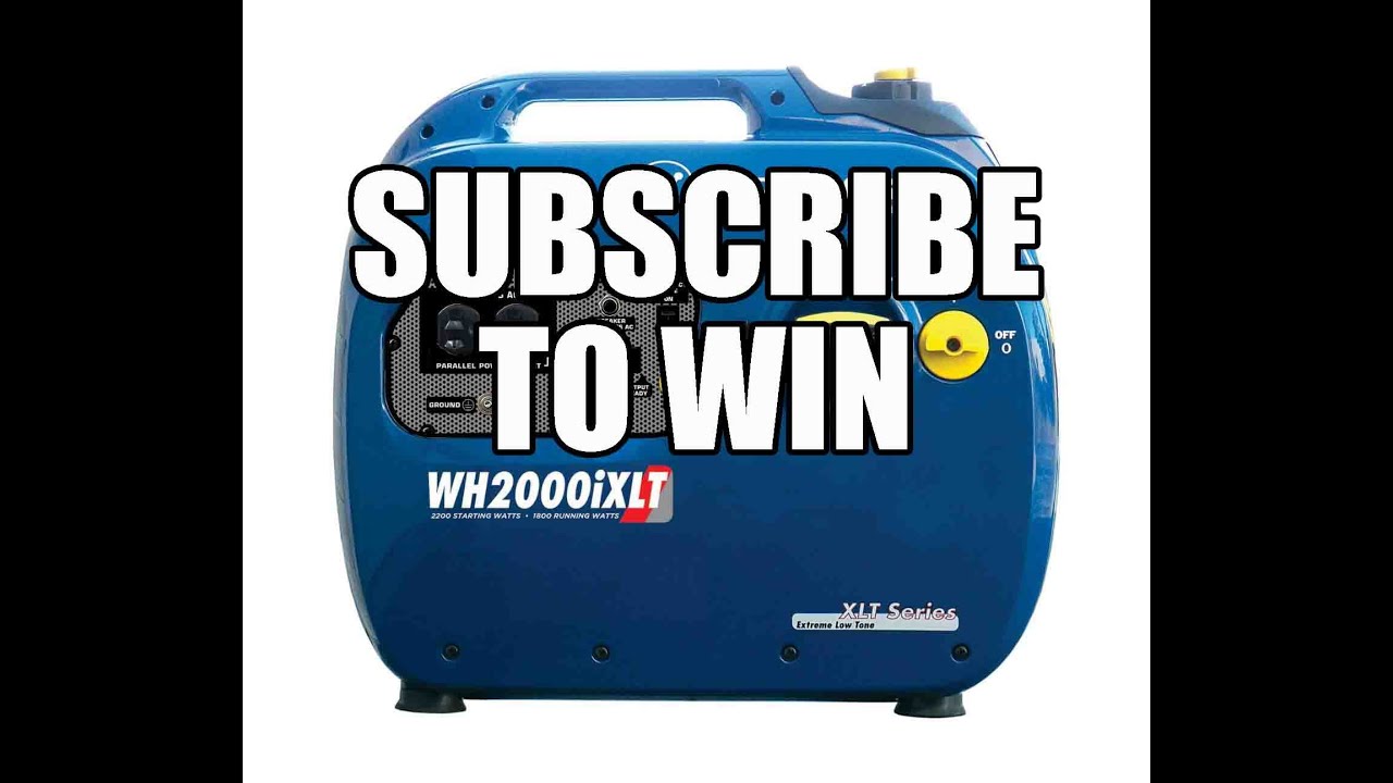 1800 W Inverter Generator Giveaway!