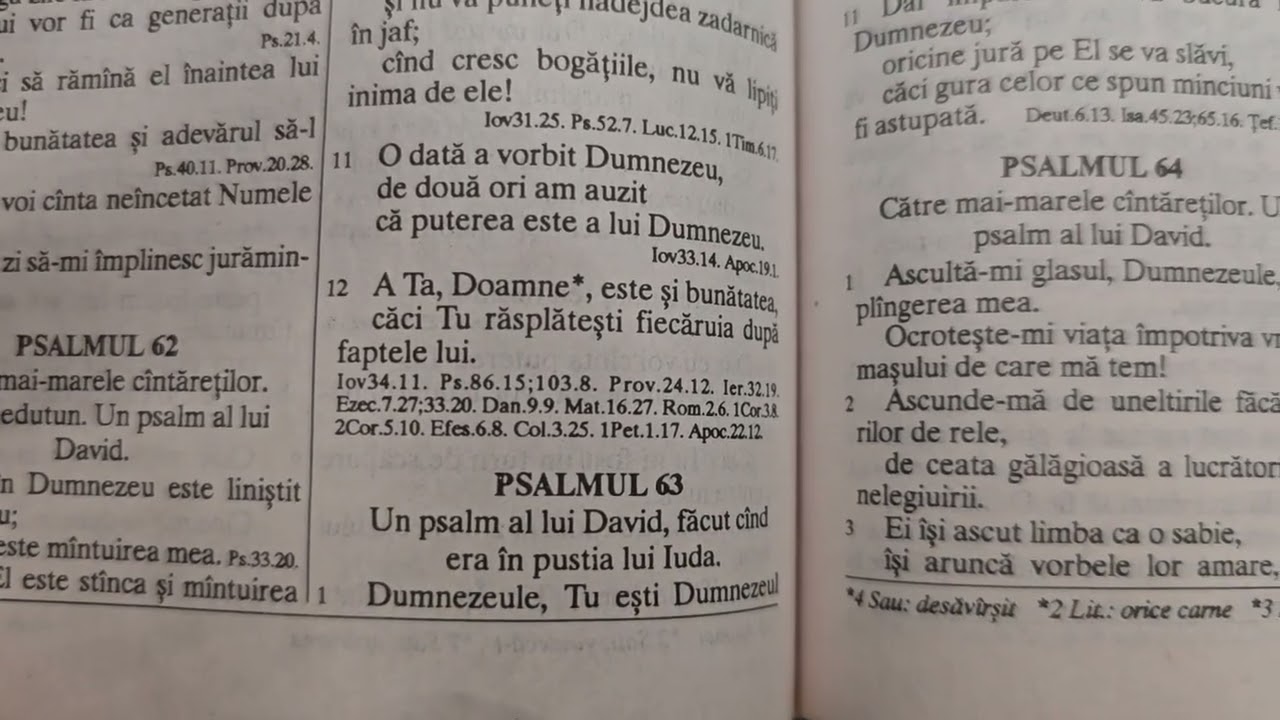 Psalmul 60 61 62 63 64 65 66