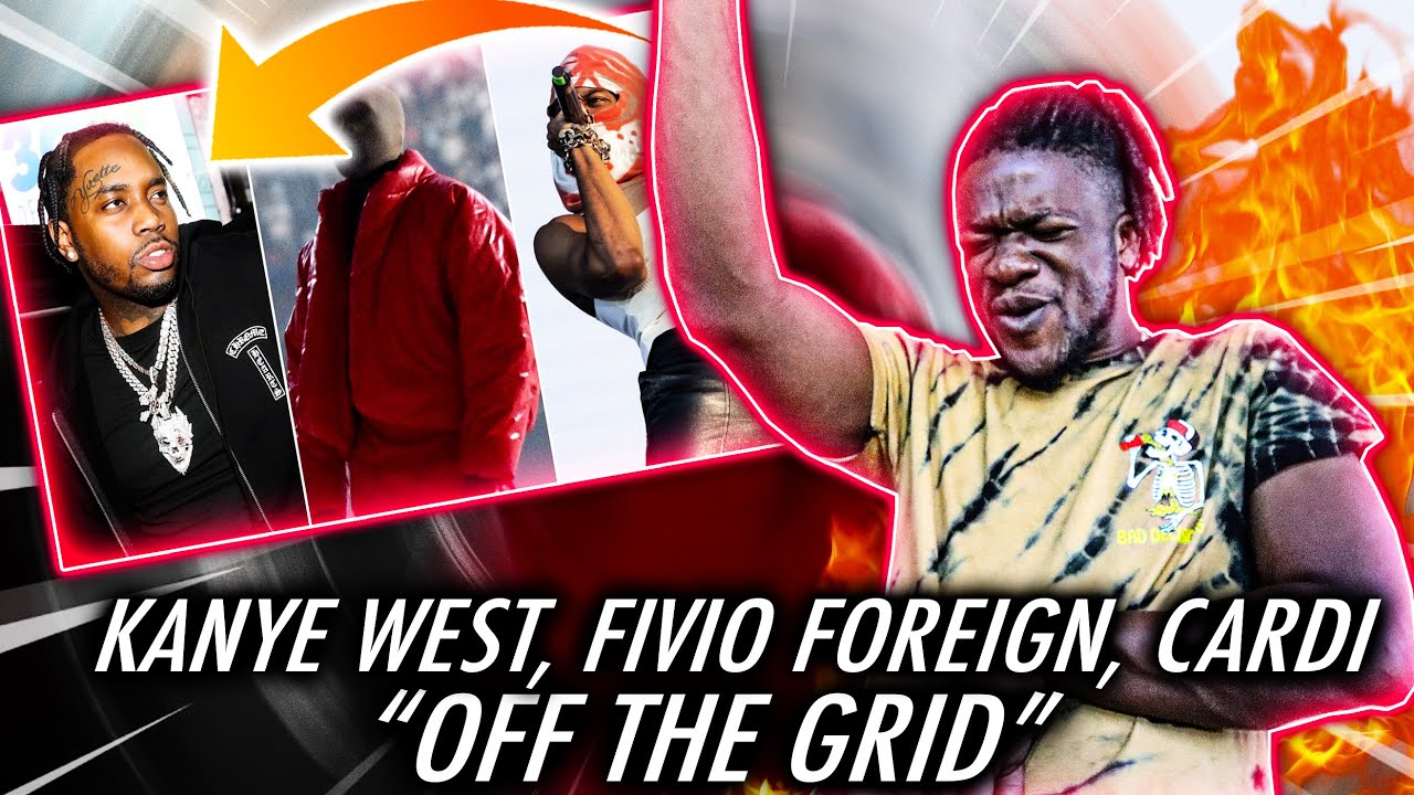 FIVIO LOST IT! | Kanye West - Off The Grid (Lyrics) ft. Playboi Carti & Fivio Foreign (REACTION)