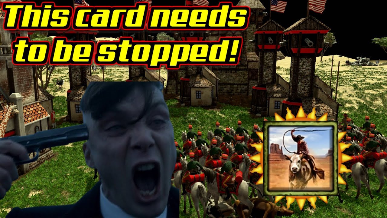 This is what fighting against USA feels like!!!  AOE3