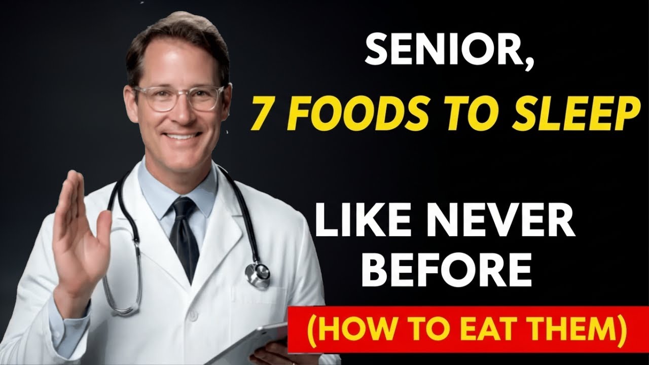 Senior, 7 FOODS to SLEEP LIKE NEVER BEFORE How to Eat Them | Senior Health Guide