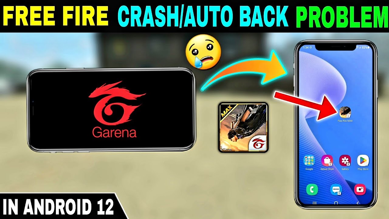 Solve free fire crash problem after garena logo//Free fire not opening auto back problem solve