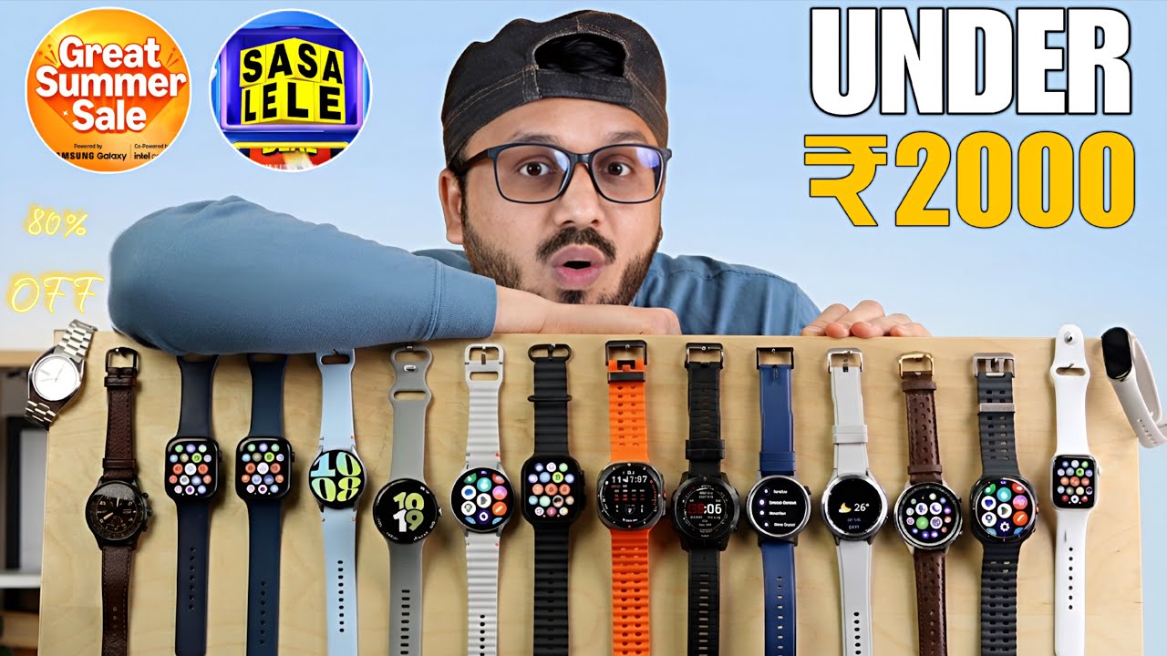 Stop Buying Trash⚡️The Only 5 Best Smartwatch Under 2000 In Flipkart SASA LELE🔥Smartwatch Under 2000