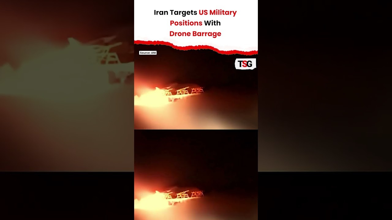 Iran's Drone Barrage Hits US Military Positions, Raising Regional War Fears | TSG