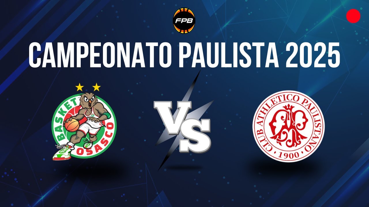 BASKET OSASCO X PAULISTANO - AO VIVO COM IMAGENS | CAMPEONATO PAULISTA 2025