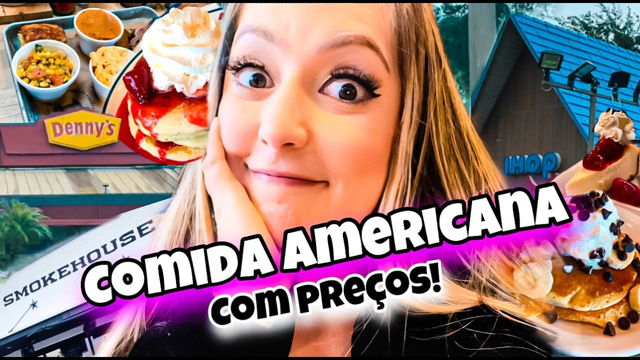 COMIDA TÍPICA AMERICANA CAFÉ DA MANHÃ E ALMOÇO EM ORLANDO |Vlog 25