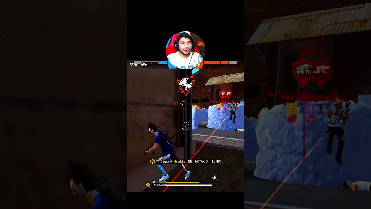 Classy Vs NG 1 🥵 Nonstop Gaming Shocked 😳 Classy Rocked 😎 #freefire #shorts #short #classyfreefire