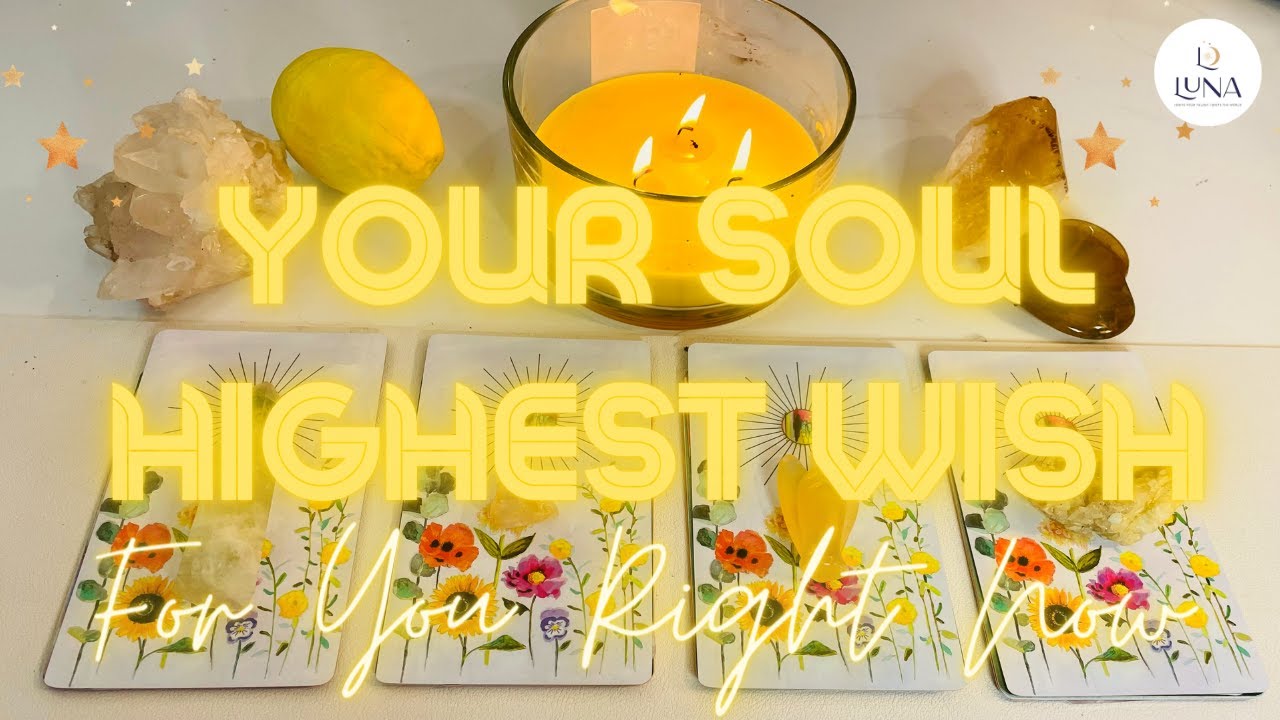 ⭐️WHAT IS YOUR SOUL HIGHEST WISH FOR YOU RIGHT NOW? ⭐️Timeless Pick-a-Card ☀️💛#ignite #manifest 💛☀️