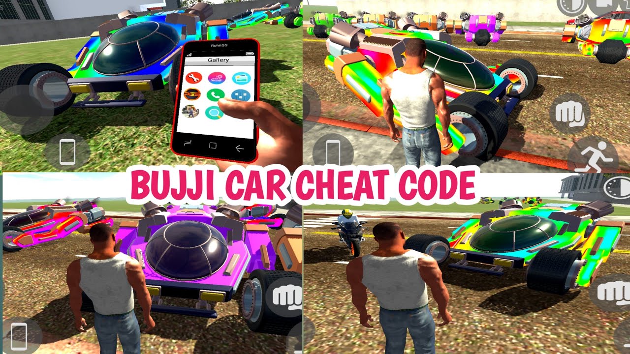 BUJJI Car Cheat Code in Indian Bike Driving 3D 😱 | Secret BUJJI Car Unlock & Funny Gameplay 2025