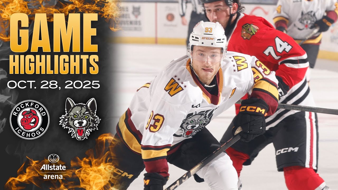 Rockford IceHogs против Chicago Wolves | Лучшие моменты матча | 28 октября 2025 г.