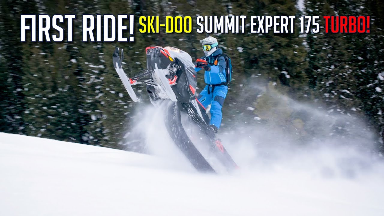 First Ride! Ski-Doo Expert 175 Turbo! + Which is the BEST Track Length??