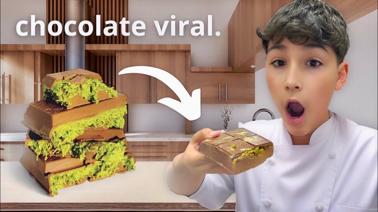 ¡HACIENDO CHOCOLATE de DUBÁI por PRIMERA VEZ! *receta viral* 🍫😱
