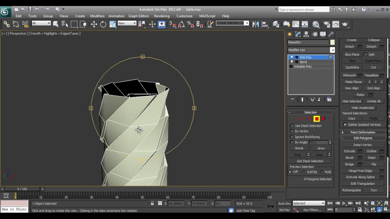 Modeling a Classic Wooden Table in 3dsmax (Part 3/6)