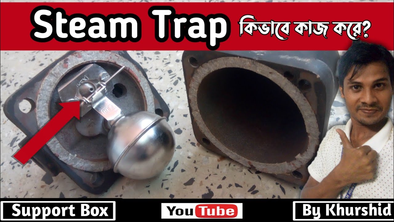 STEAM TRAP Full Explain || How to work steam trap & Steam trap problem solution  || Support Box ||