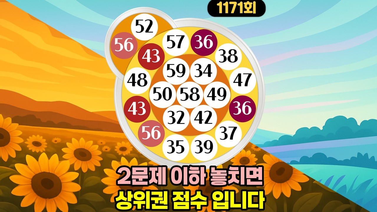 [숫자퀴즈] 1171회 - 2문제 이하 놓치면 상위권 점수 입니다. #퀴즈 #같은숫자찾기 #두뇌훈련