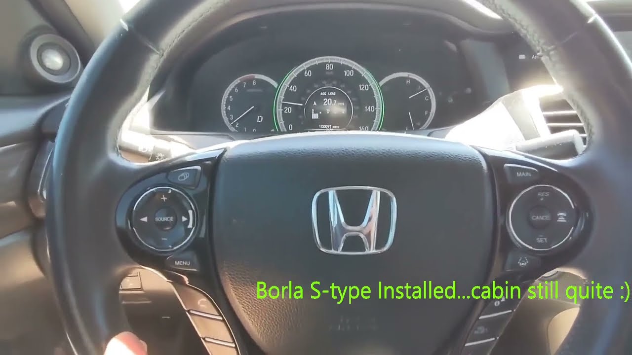 Honda Accord v6 Touring Borla S-Type Axle Back Exhaust