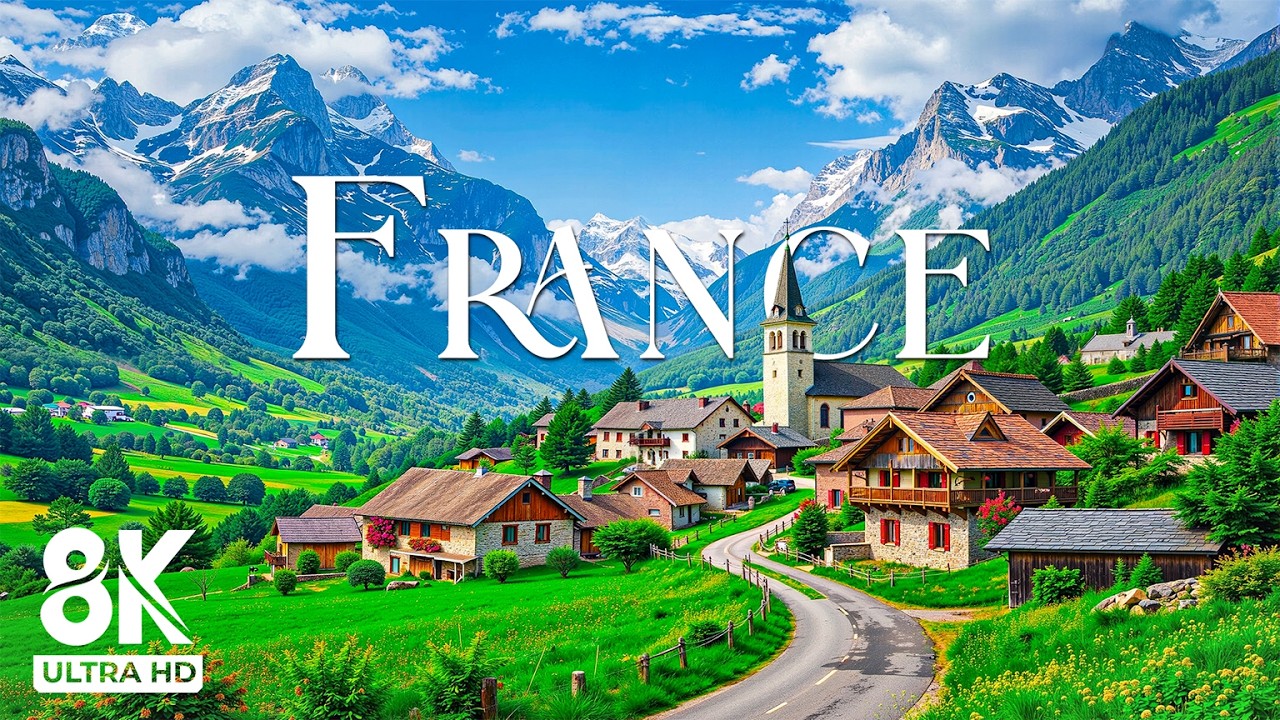 France 8K UHD | Timeless Beauty – Lavender fields, snow-capped Alps