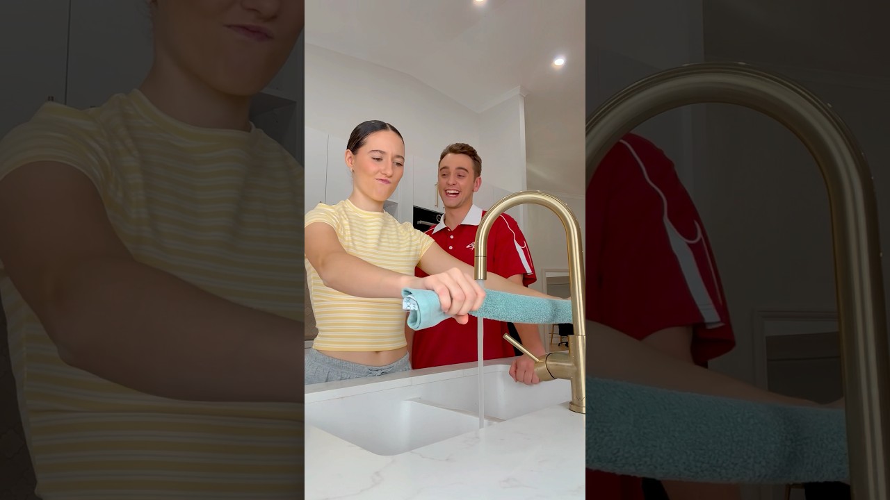 Towel Sink Challenge 😮