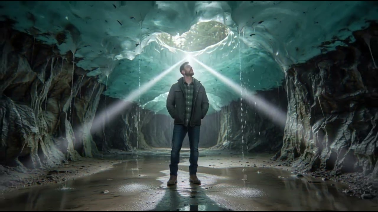 I Spent 30 Days Building a Secret Room UNDER a Frozen Lake #asmr