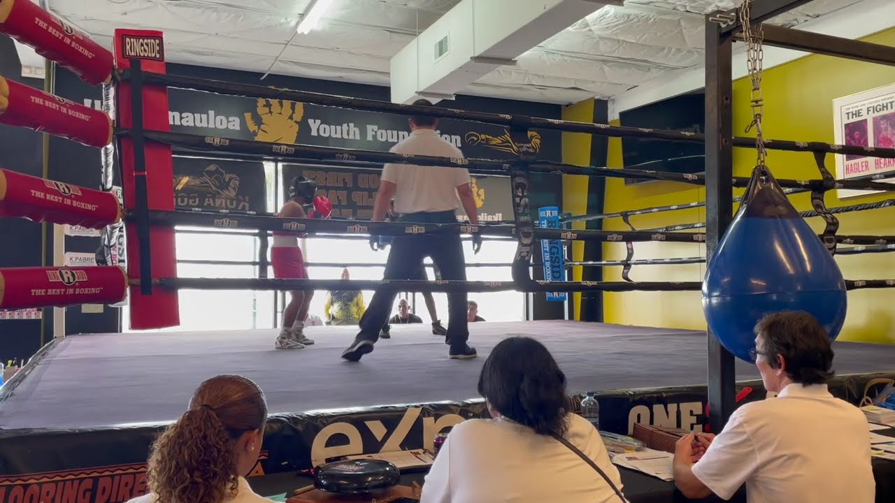 Kona Gold Boxing Club Spring Showdown Justice Gansit VS Justin Wolf