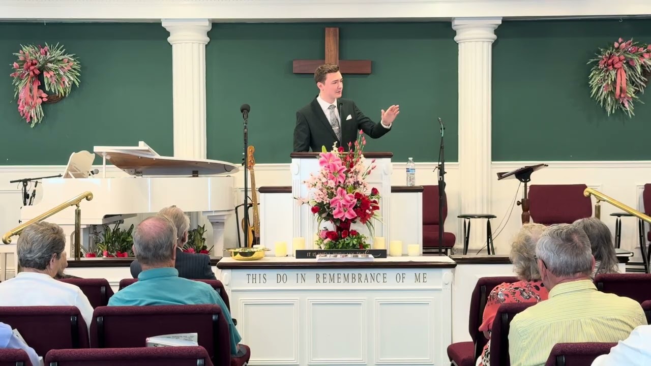 Wyatt Austin from The Inspirations 1/25/26.    Eph 5:15