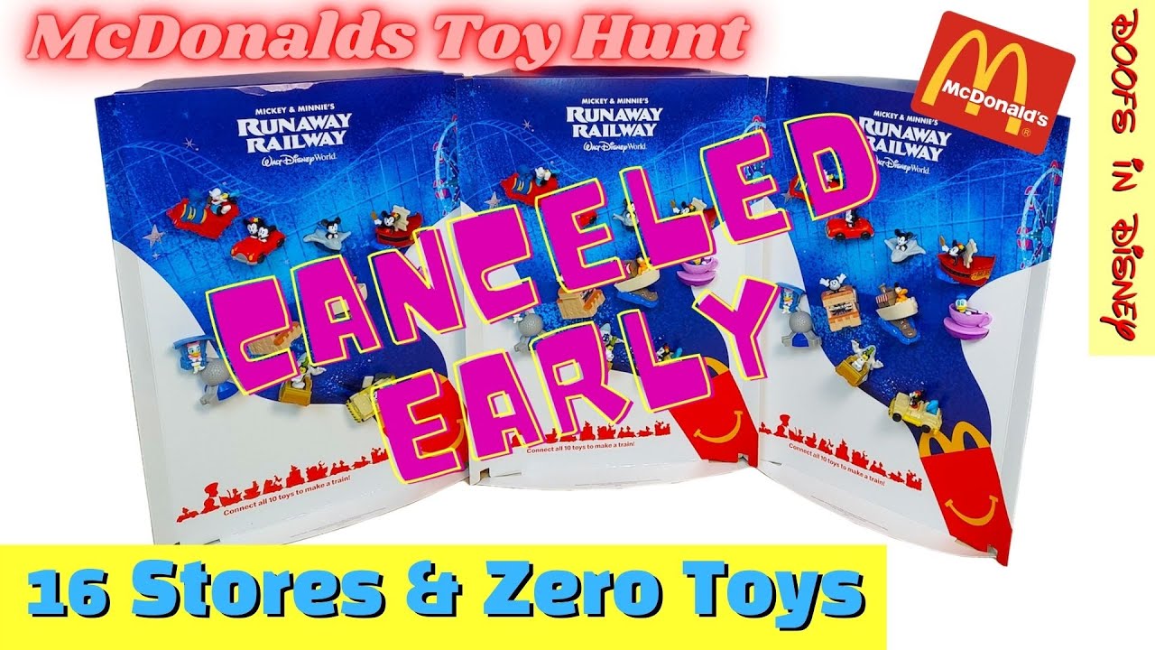 CANCELED EARLY | Disney Happy Meal Toys | What's the Secret to Getting 3 Display Boards