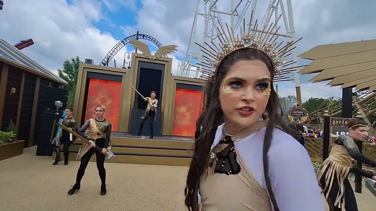 hyperia dance show Thorpe park 2024